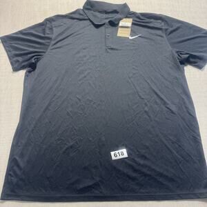 NIKE DRI FIT Men Black TEE Sz 2XL Brand  New